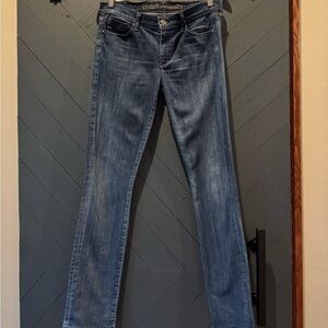 Citizens Of Humanity Women's Classic Blue Straight Leg Jeans